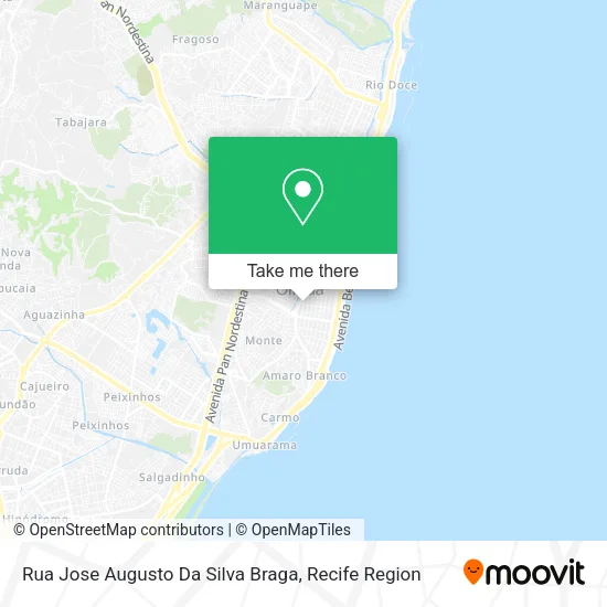 Rua Jose Augusto Da Silva Braga map