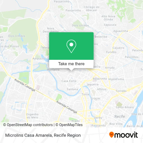 Microlins Casa Amarela map