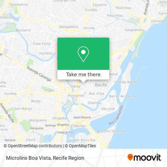 Microlins Boa Vista map