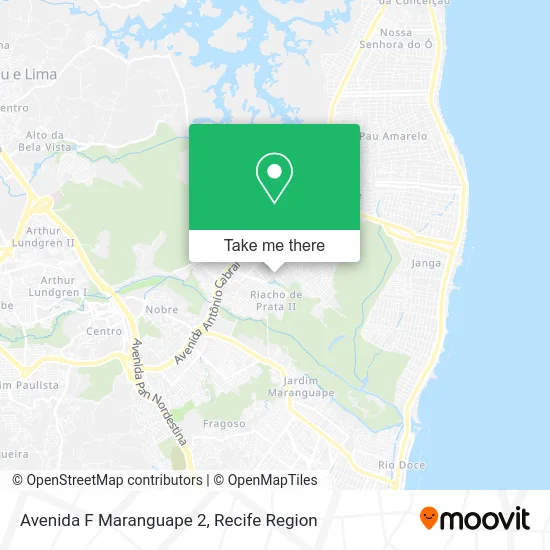 Avenida F Maranguape 2 map