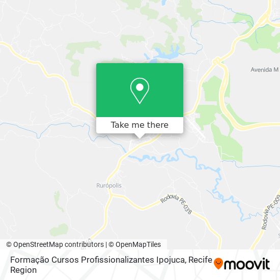 Formação Cursos Profissionalizantes Ipojuca map