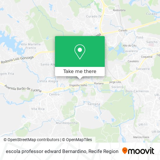 escola professor edward Bernardino map