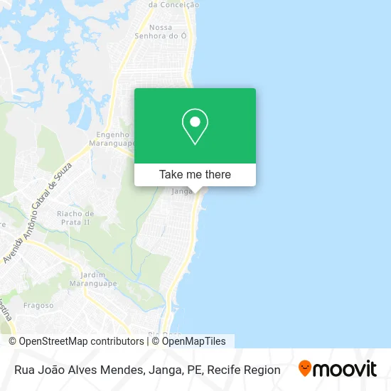 Rua João Alves Mendes, Janga, PE map