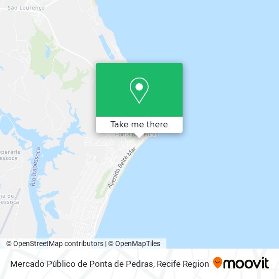 Mercado Público de Ponta de Pedras map