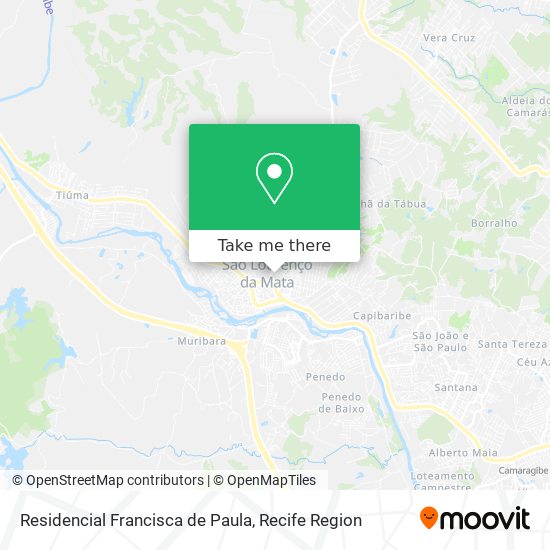 Residencial Francisca de Paula map