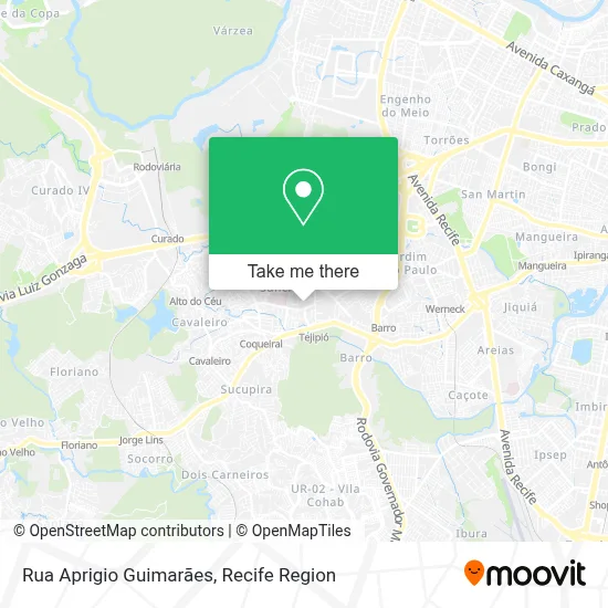 Rua Aprigio Guimarães map