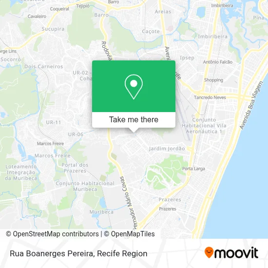Rua Boanerges Pereira map