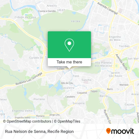 Rua Nelson de Senna map