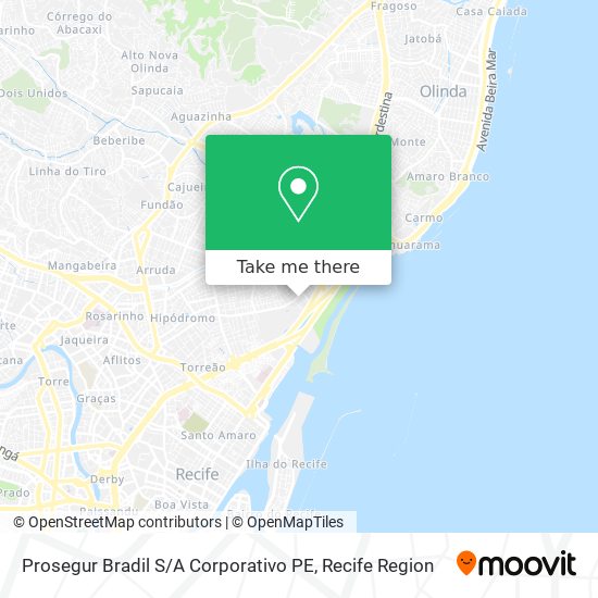 Prosegur Bradil  S / A Corporativo PE map