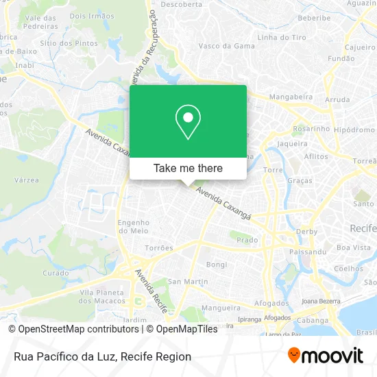 Rua Pacífico da Luz map