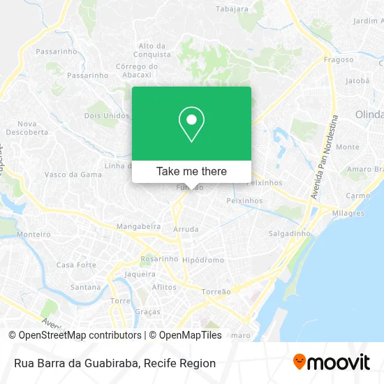 Rua Barra da Guabiraba map