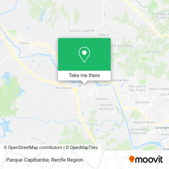 Parque Capibaribe map