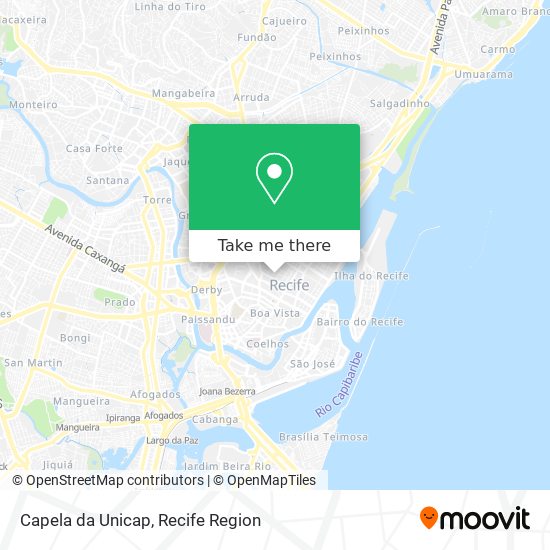 Capela da Unicap map