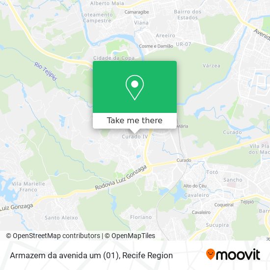 Armazem da avenida um (01) map