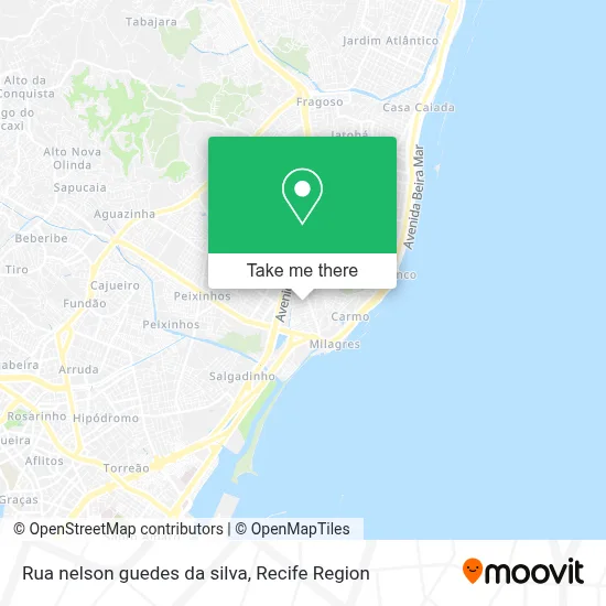 Rua nelson guedes da silva map