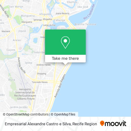 Empresarial Alexandre Castro e Silva map