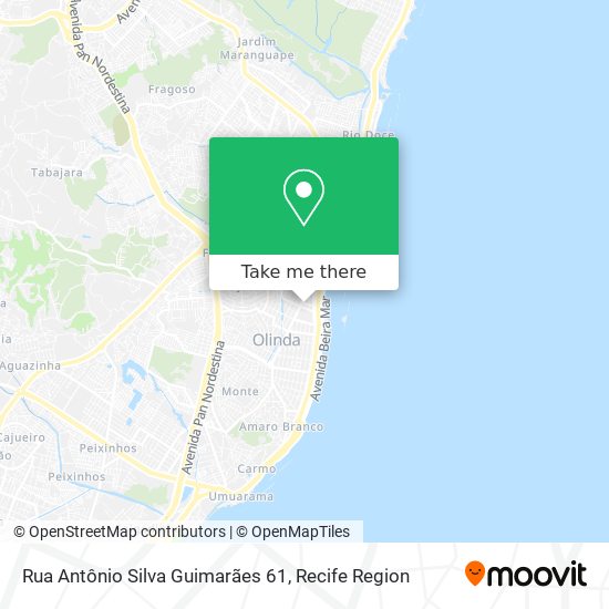 Rua Antônio Silva Guimarães 61 map