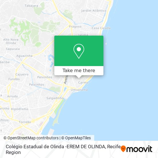 Colégio Estadual de Olinda -EREM DE OLINDA map