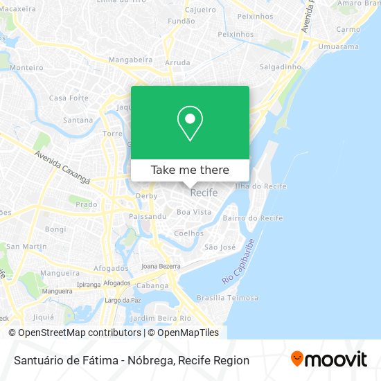 Santuário de Fátima - Nóbrega map