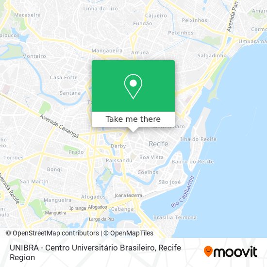 UNIBRA - Centro Universitário Brasileiro map