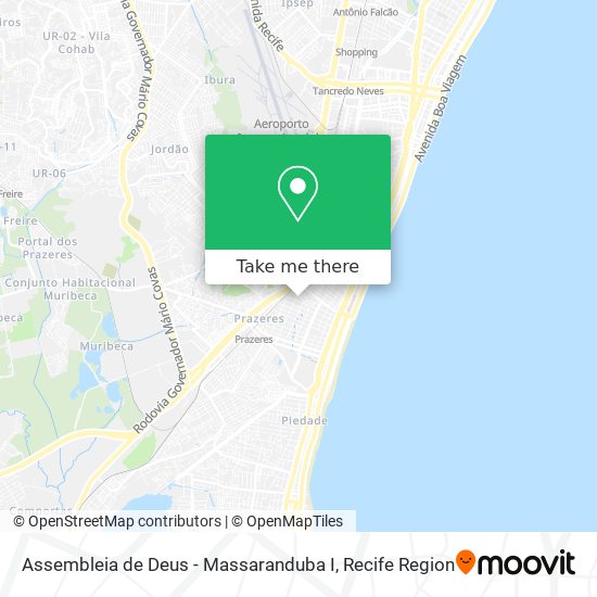 Assembleia de Deus - Massaranduba I map