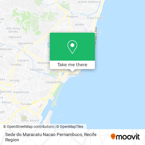 Sede do Maracatu Nacao Pernambuco map