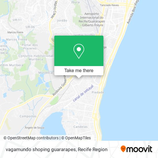 vagamundo shoping guararapes map