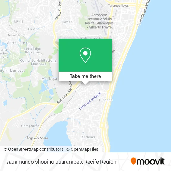 vagamundo shoping guararapes map