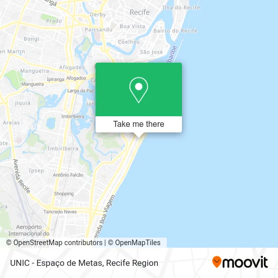 UNIC - Espaço de Metas map