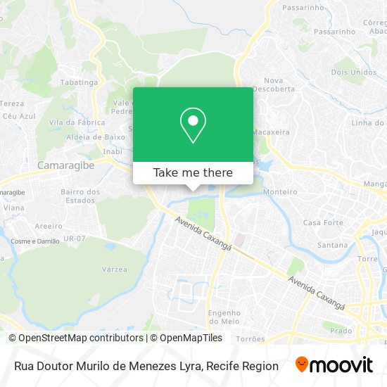 Rua Doutor Murilo de Menezes Lyra map