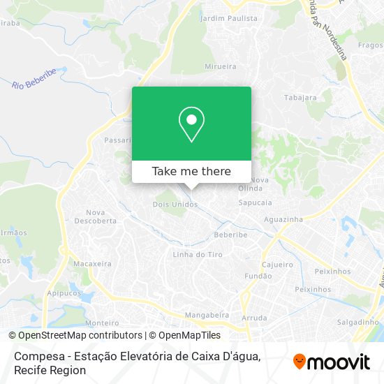 Compesa - Estação Elevatória de Caixa D'água map