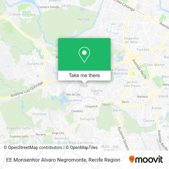 EE Monsenhor Alvaro Negromonte map
