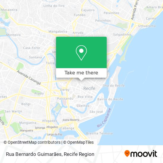 Rua Bernardo Guimarães map