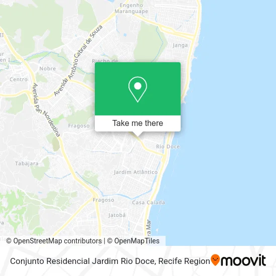 Conjunto Residencial Jardim Rio Doce map