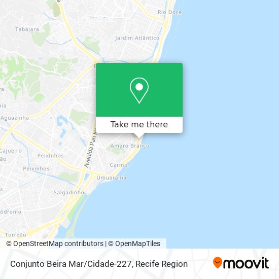 Conjunto Beira Mar/Cidade-227 map