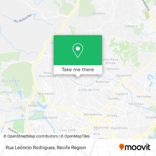 Rua Leôncio Rodrigues map