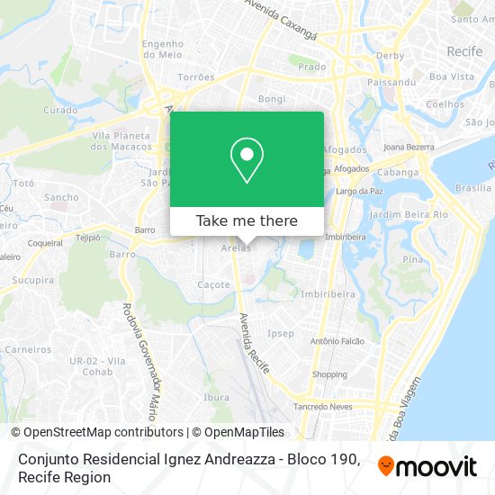 Conjunto Residencial Ignez Andreazza - Bloco 190 map