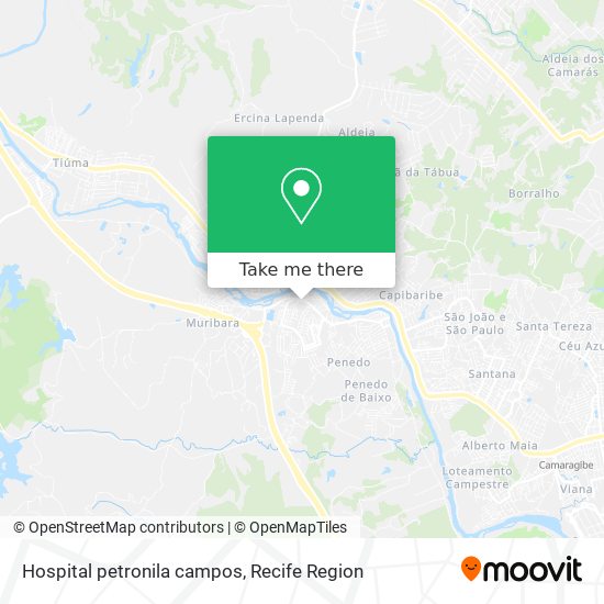 Hospital petronila campos map
