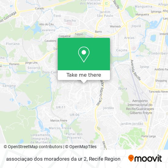 associaçao dos moradores da ur 2 map