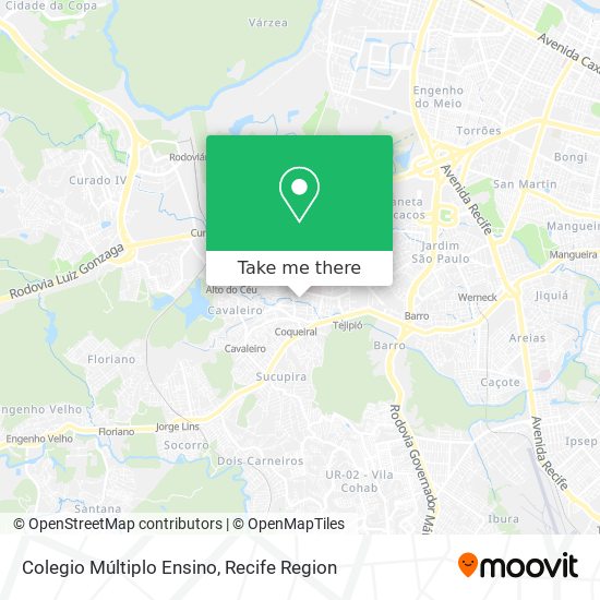 Colegio Múltiplo Ensino map