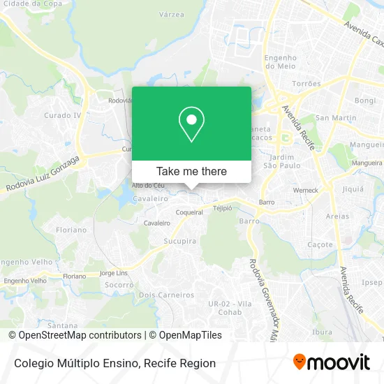 Colegio Múltiplo Ensino map