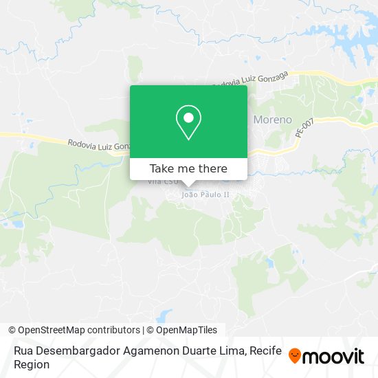 Rua Desembargador Agamenon Duarte Lima map