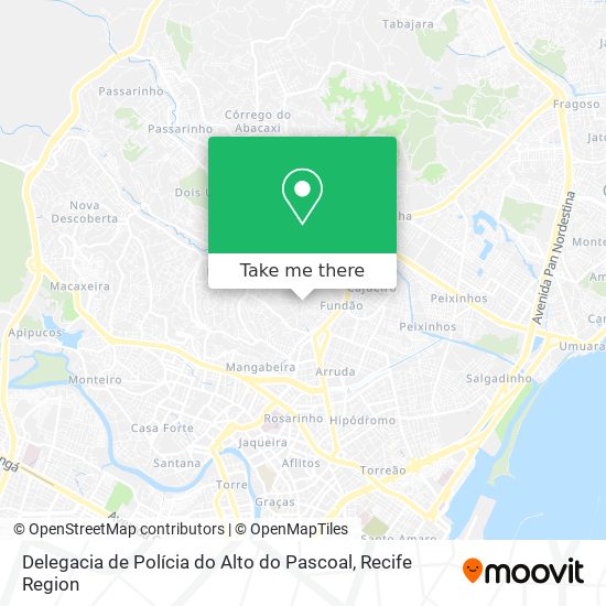 Delegacia de Polícia do Alto do Pascoal map