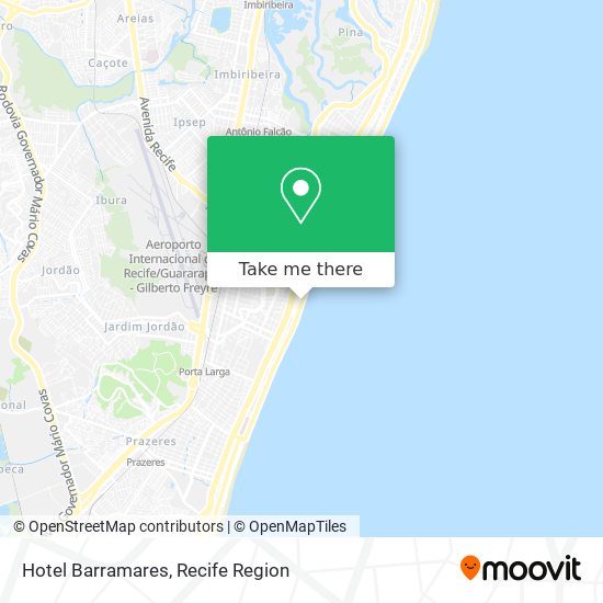 Hotel Barramares map