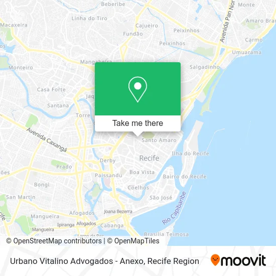Urbano Vitalino Advogados - Anexo map