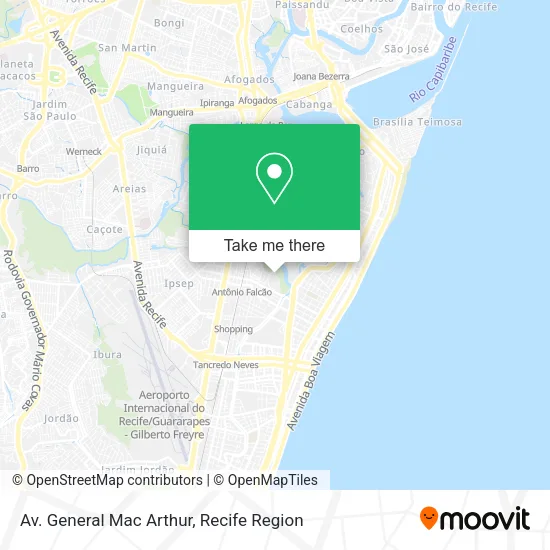 Av. General Mac Arthur map