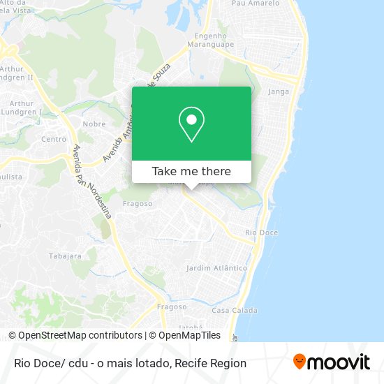 Rio Doce/ cdu - o mais lotado map