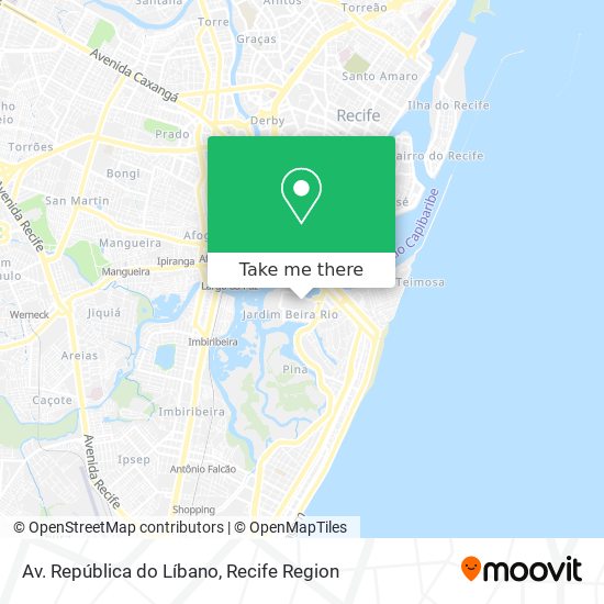 Av. República do Líbano map