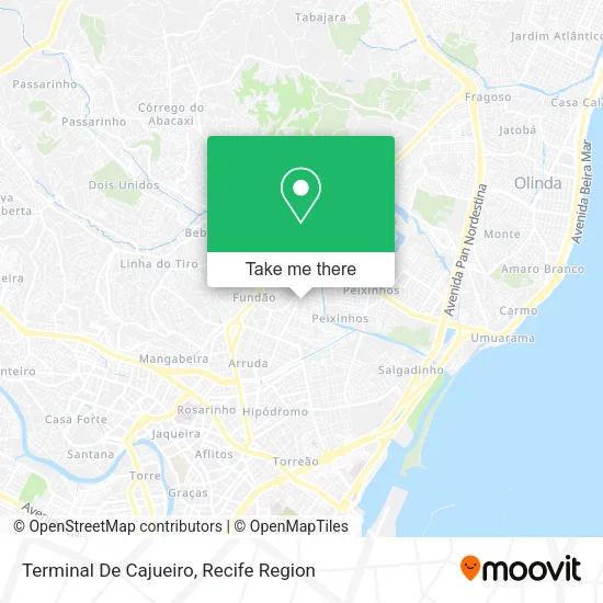 Terminal De Cajueiro map