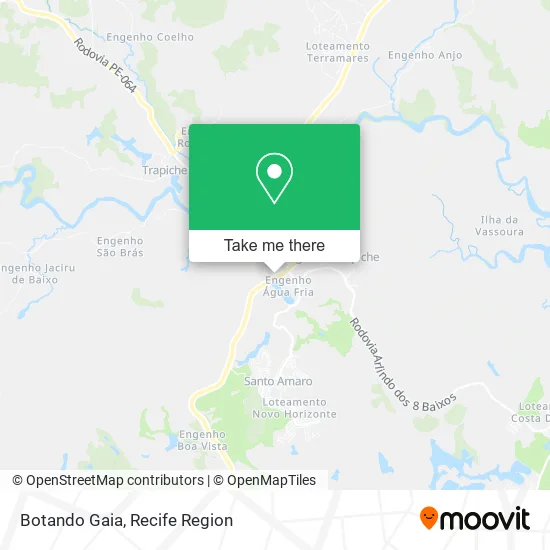 Botando Gaia map